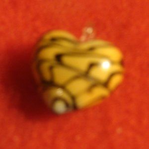 "K-6" Fused Art Glass Pendant